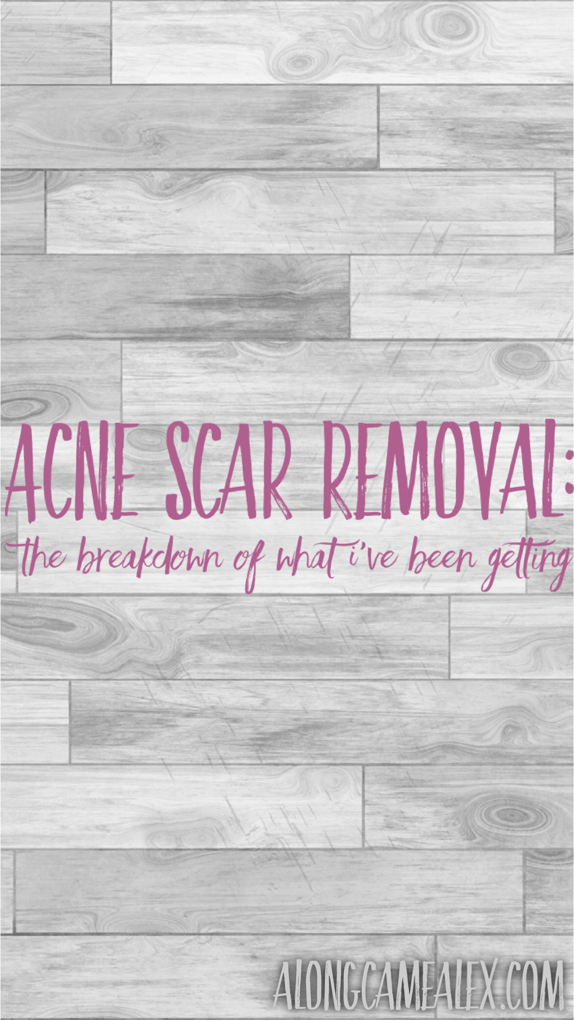 I’ve been getting Korean Acne Scar Laser Treatments!